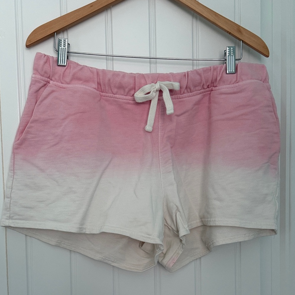 JCrew Pink and White Ombre Women's Shorts - L